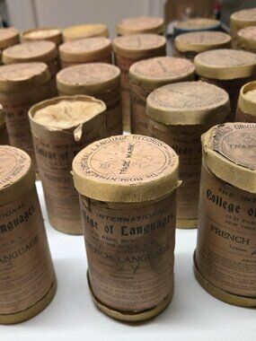 26 Dr. Rosenthals College of Languages Method French Lessons Cylinder Records